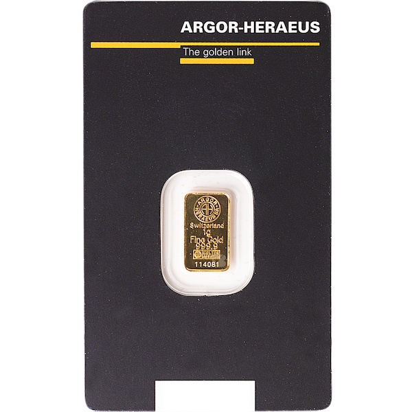 Compare Prices Of Argor Heraeus Gram Gold Bar From Online Dealers