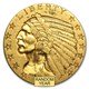 $5 Indian Half Eagle Gold Coin (XF) - Random Year