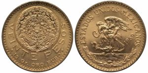 Mexico 20 Pesos Gold Coin