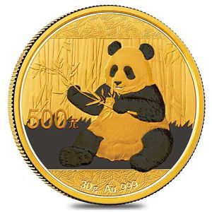 Chinese Gold Panda 30 gram coin