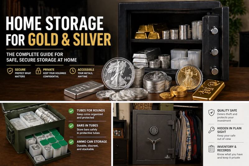 home storage options for gold & silver