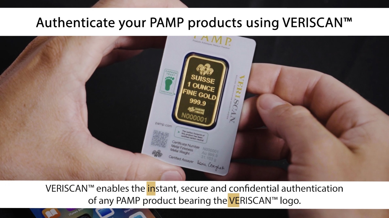 PAMP Suisse Veriscan Instant Authentication Mobile App