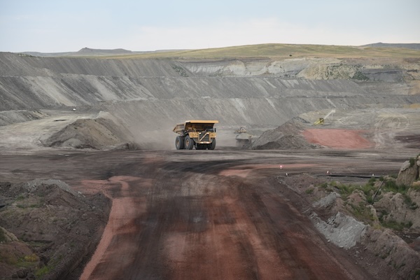 open pit silver mine