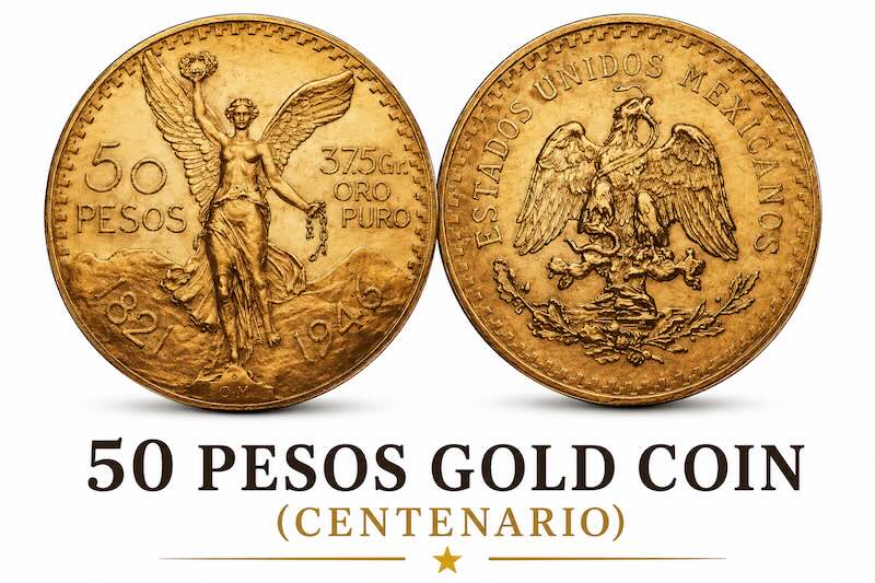 50 Pesos Gold Coin (Centenario): Design, Specs, Value & Buying Guide