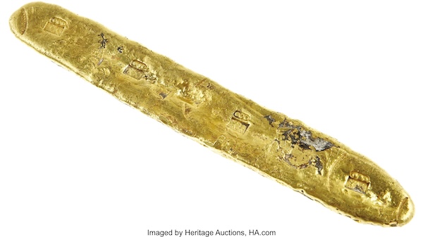 Heritage Auctions Atocha Gold Bar