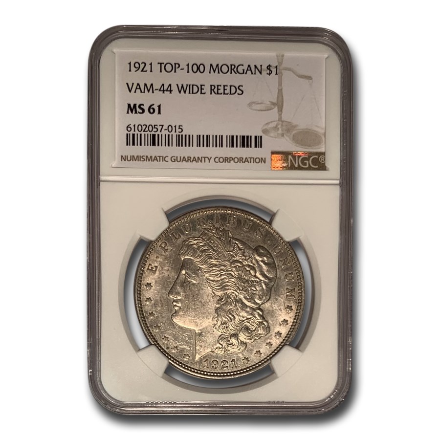 1921 Morgan $1 VAM44 MS61