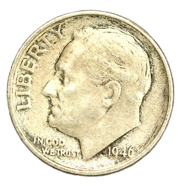 1946-S Roosevelt Dime (10 cents)