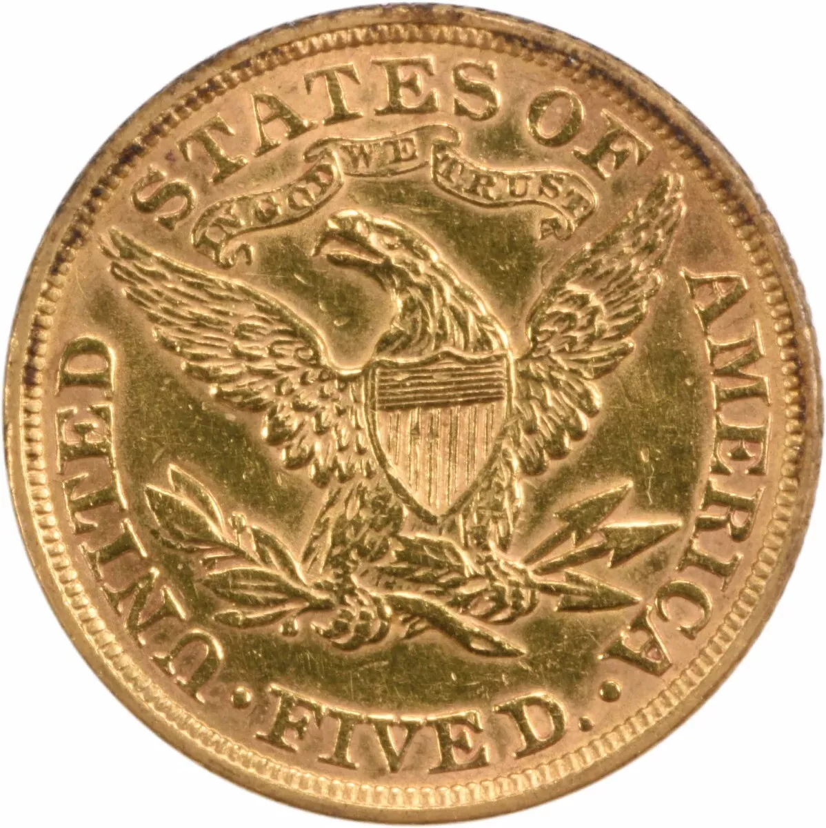 $5 Half Eagle Reverse