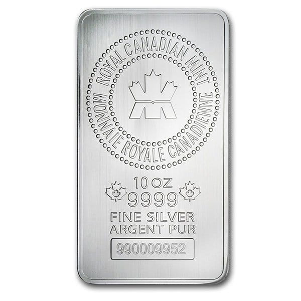 RCM 10 oz Silver Bar