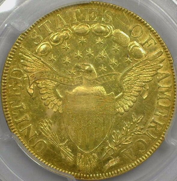 Bald Eagle with Shield Reverse of a Capped Bust $10 Gold Eagle