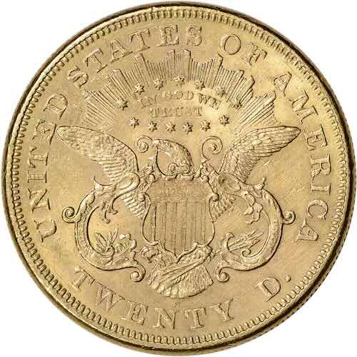 $20 Liberty Double Eagle Reverse