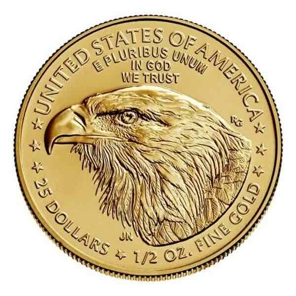  1/2 oz Gold Eagle Reverse