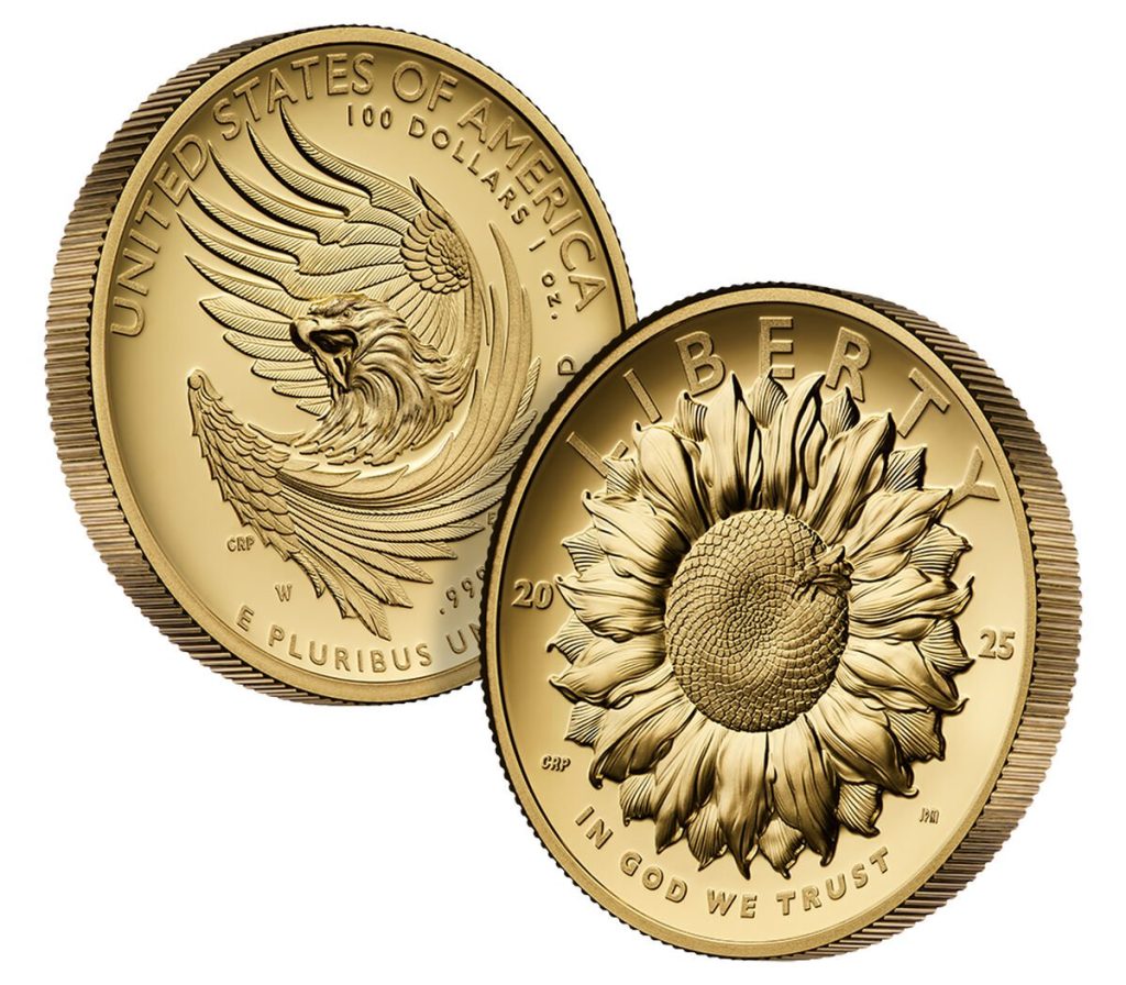 US Mint High Relief 2025 American Liberty Gold Coin 25DA