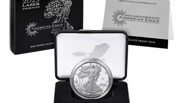 US Mint Launches 2025 Laser Engraved American Eagle One Ounce Silver Proof Coin: How and Where to Buy