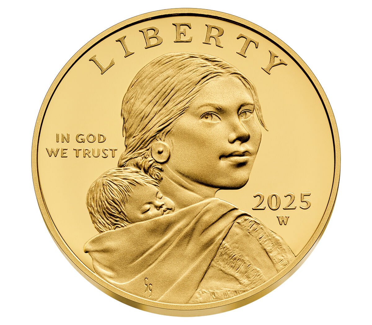 2025 Sacagawea 20th Anniversary Proof 1/2 oz Gold Coin