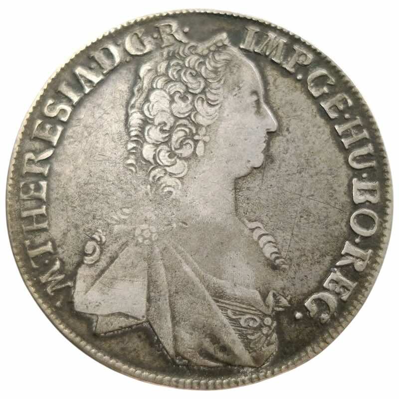 Maria Theresa Thaler Silver Coin Obverse