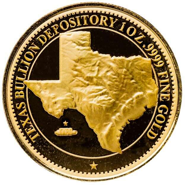 2025 1 oz Texas Bullion Depository Gold Coin