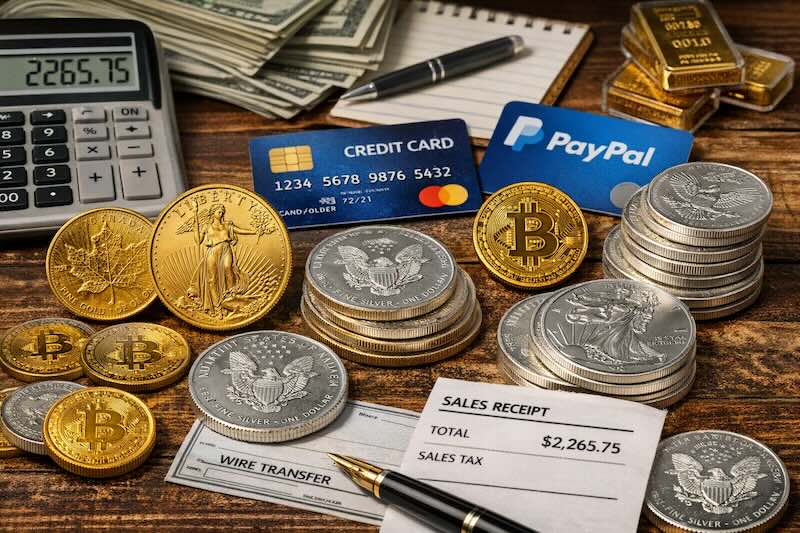 How Payment Methods Affect Gold & Silver Premiums