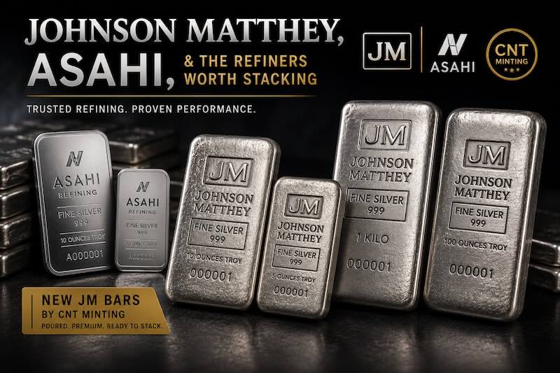 Johnson Matthey Silver Bars