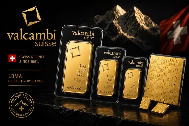 valcambi suisse gold bars