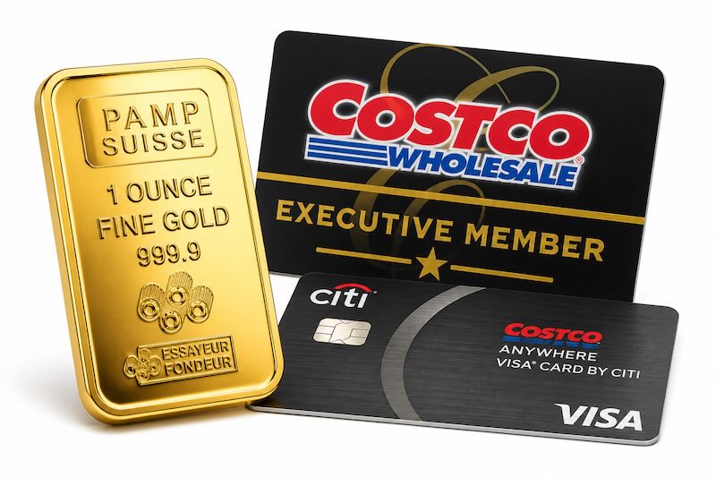 How to Stack Costco Rewards on Gold Purchases: Executive Membership + Citi Visa Breakdown