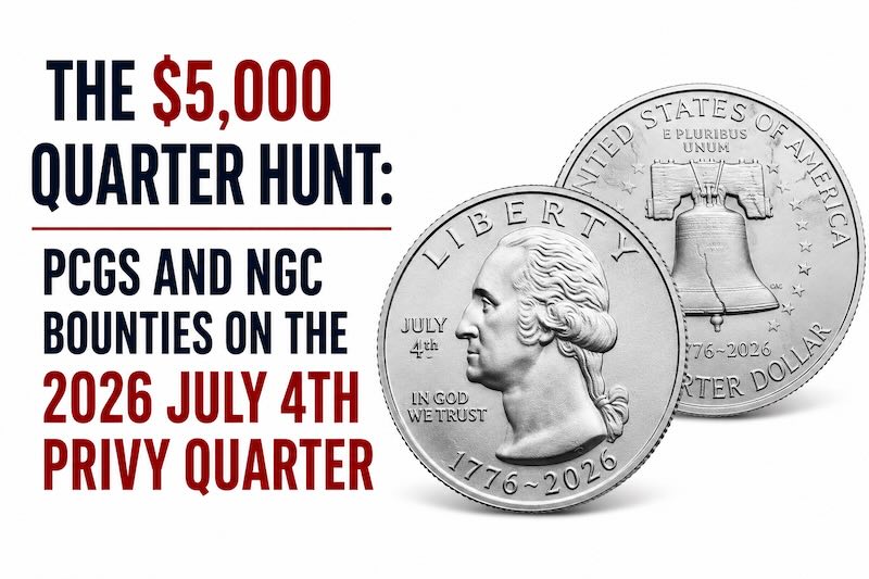 The $5,000 Quarter Hunt: PCGS and NGC Bounties on the 2026 July 4th Privy Quarter