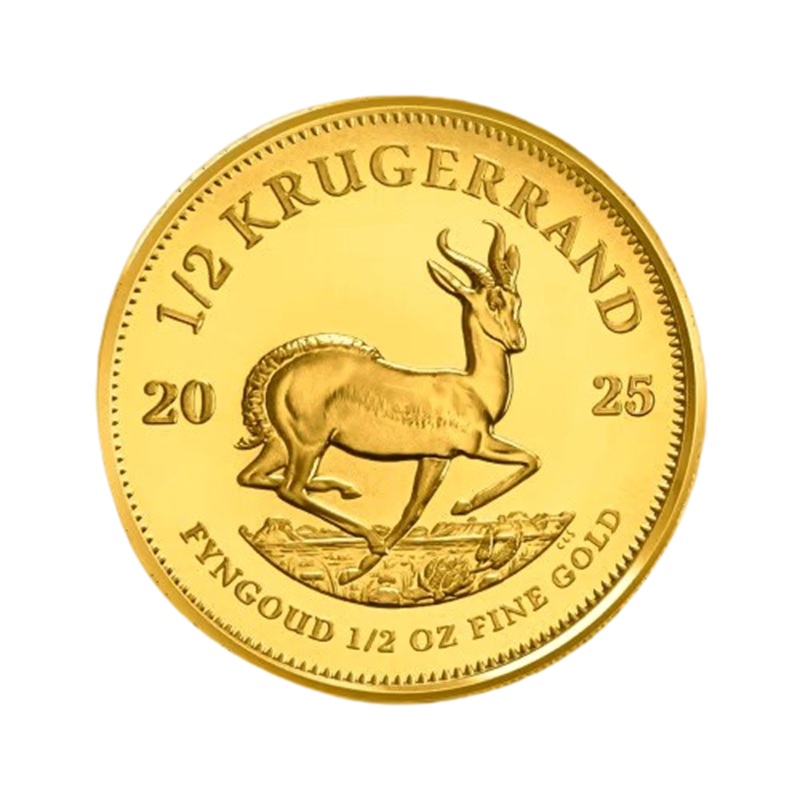 Compare 2025 1/2 oz Krugerrand Gold Coin prices