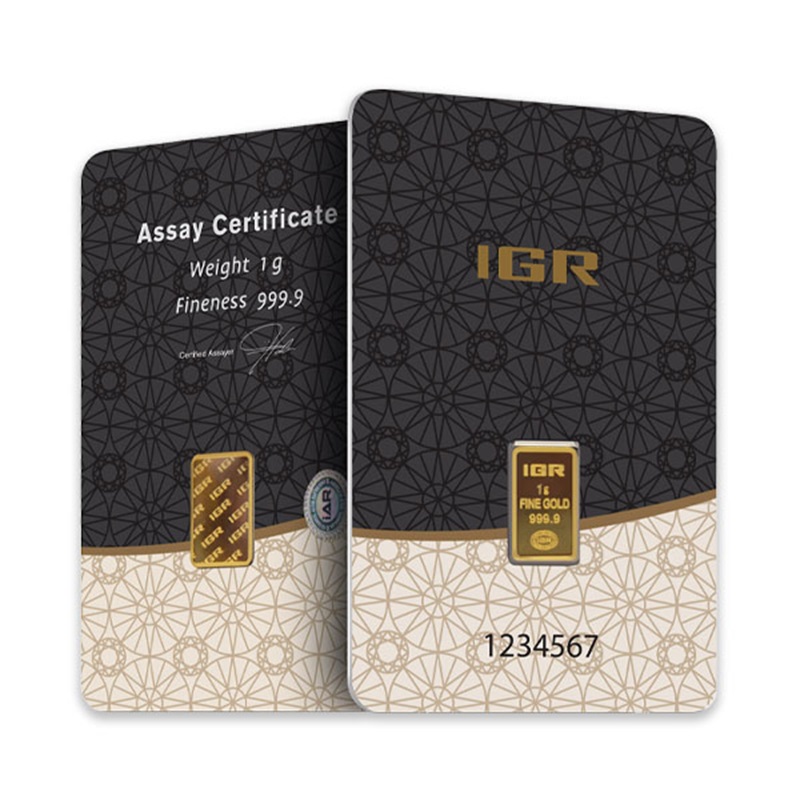 Compare 1 Gram Gold Bar – Istanbul Gold Refinery (with Assay) prices