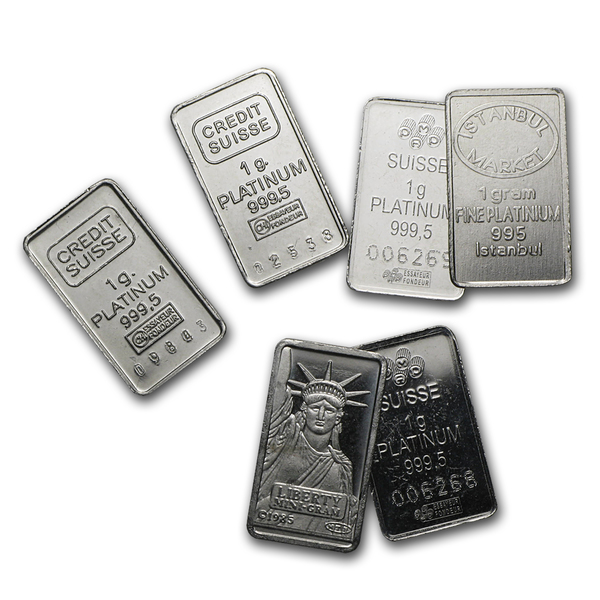 Compare platinum prices of 1 Gram Platinum Bar - Secondary Market