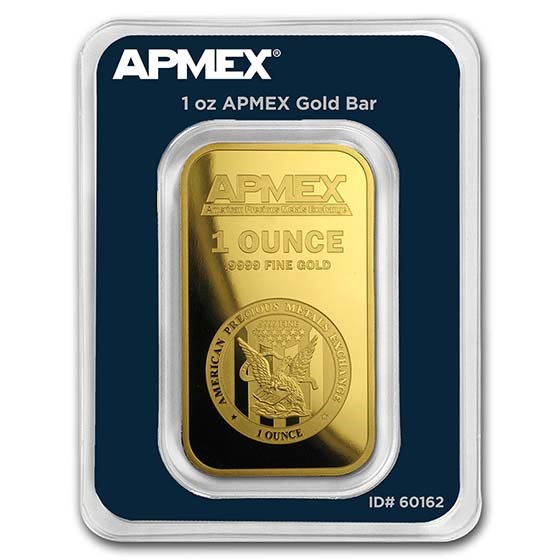 Compare 1 oz APMEX Gold Bar prices