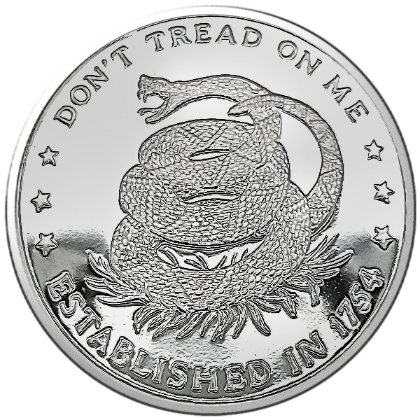 Compare prices of 1 oz Silver Gadsden Eternal Vigilance from online dealers