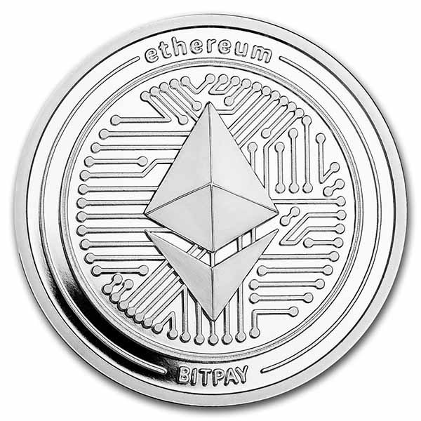 Compare 1 oz Silver Round - Ethereum prices