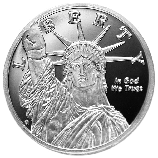 Compare 1 oz Silver Statue of Liberty Round prices