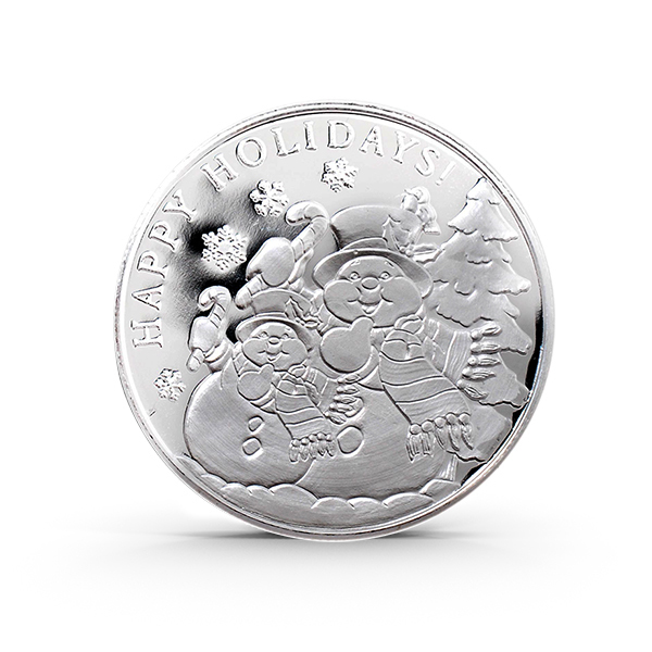 Compare 1 oz Snowman Silver Round prices