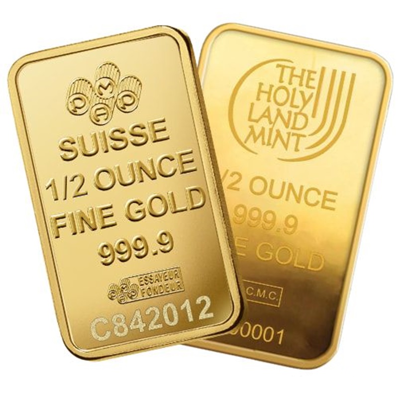 Compare 1/2 oz Gold Bar Secondary Market prices