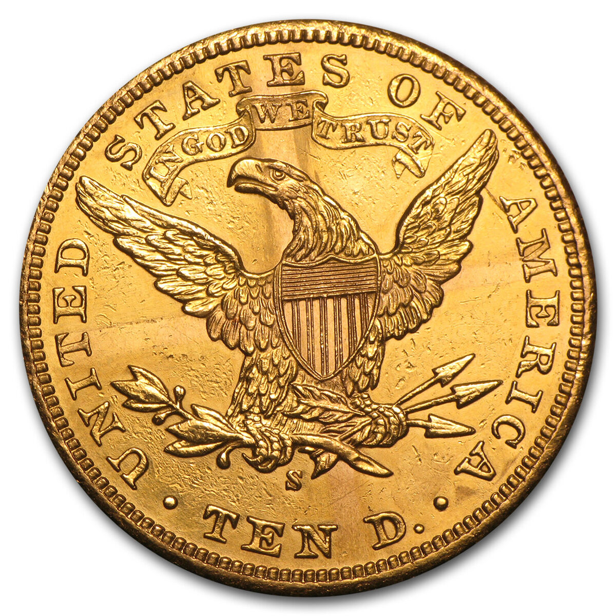 10-dollar-liberty-head-gold-eagle-cleane