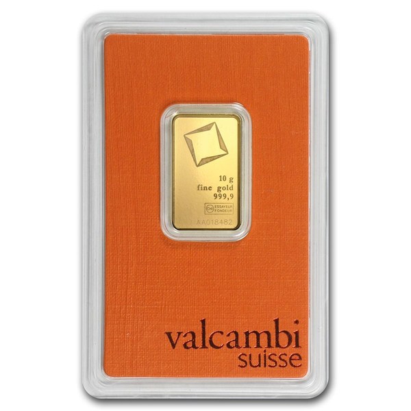 Compare cheapest prices of Valcambi 10 Gram Gold Bar 