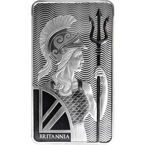 In Assay The Royal Mint Britannia 10 oz Silver Bar - SKU#173009 