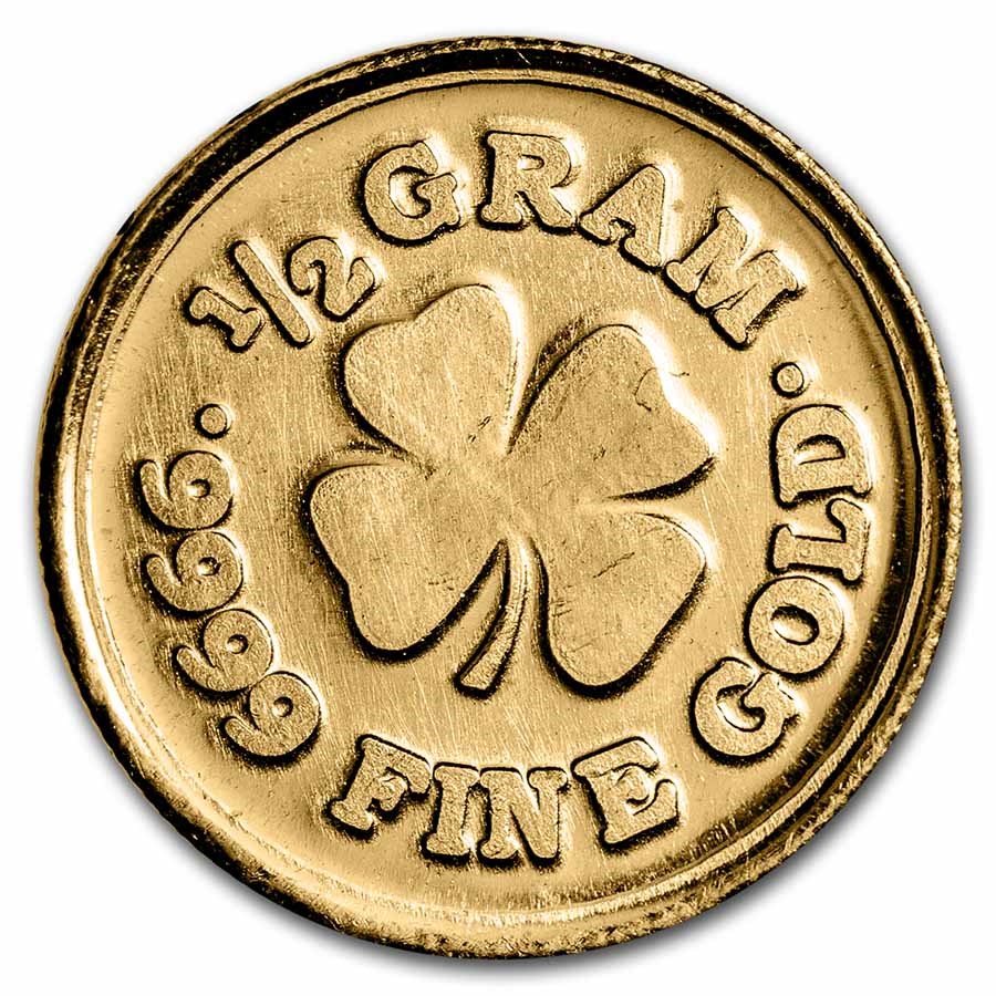 Compare 1/2 gram Gold Round prices