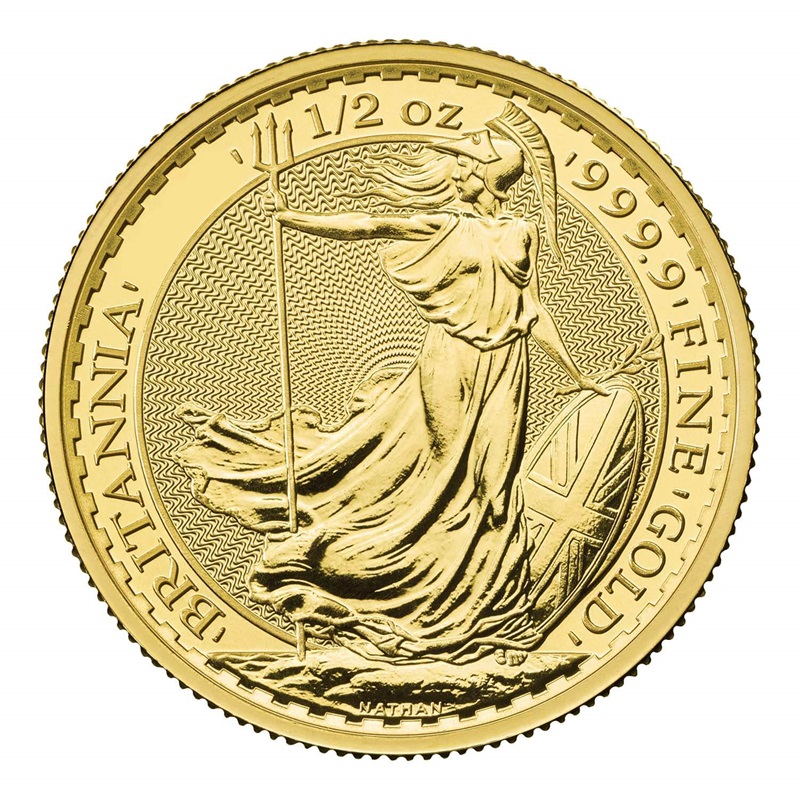 Compare 2025 Great Britain Britannia 1/2 oz Gold Coin prices