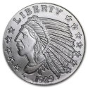 Compare 1/4 oz Incuse Indian Silver Round prices