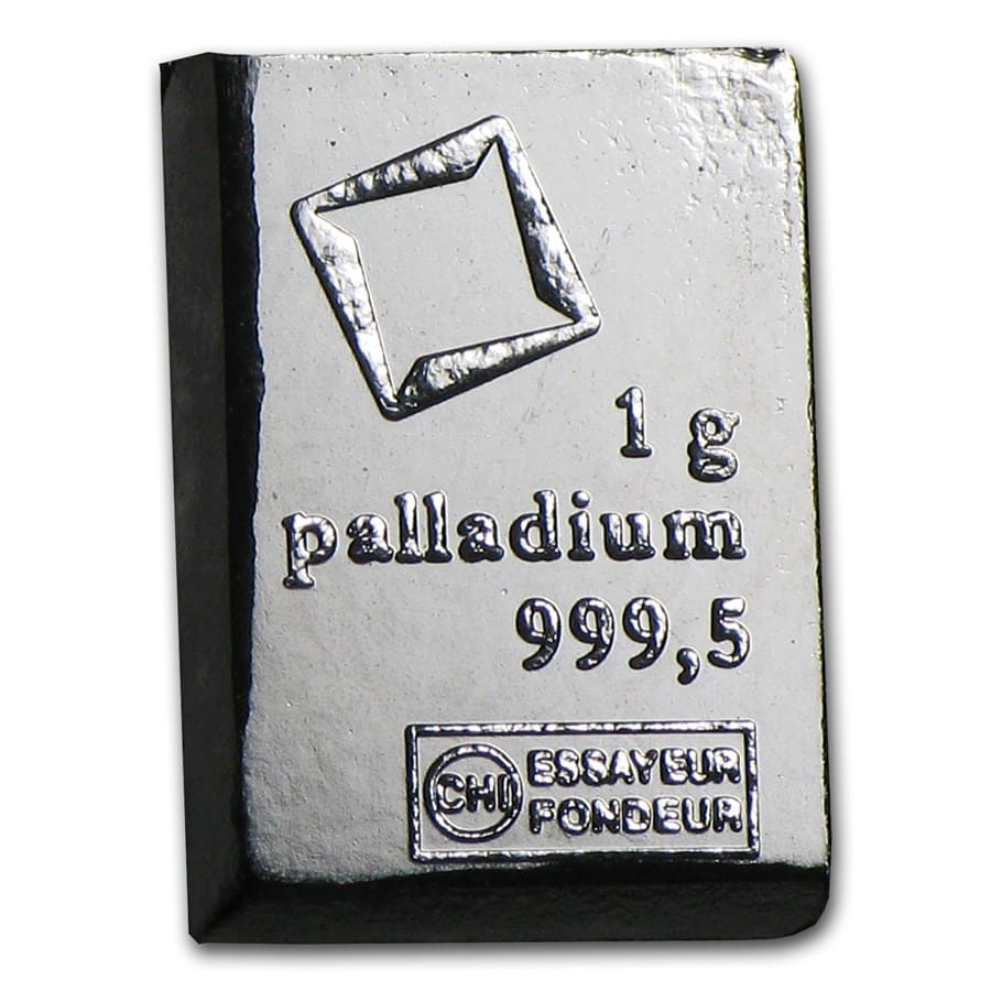 Compare 1 gram Palladium Bar prices