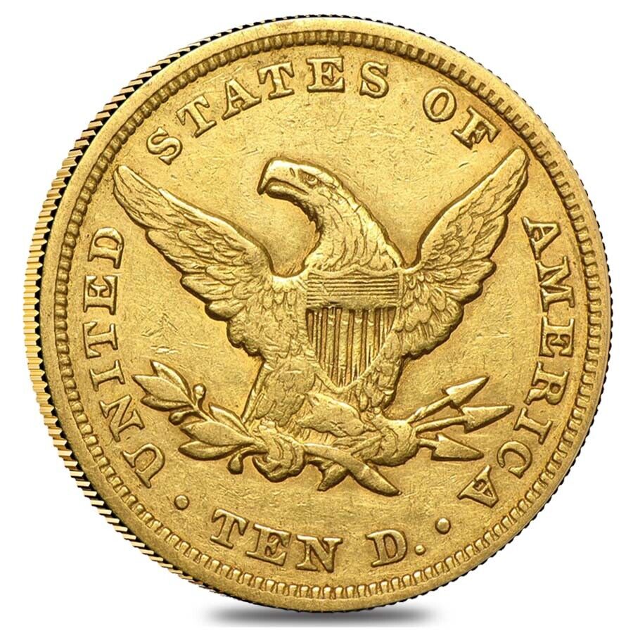 Compare $10 Liberty Eagle Gold Coin XF - Random Year prices
