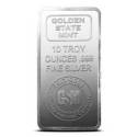 Compare 10 oz Golden State Mint Silver Bullion Bar .999 Fine prices