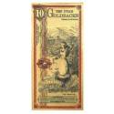 Compare 10 Utah Goldbacks 1/100 oz 24K Gold Foil Aurum Note prices
