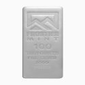 Compare 100 oz Silver Bar - Frontier Mint (Frosted) prices