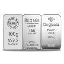 Compare 100 gram Generic Platinum Bar .995+ Fine (Secondary Market) prices