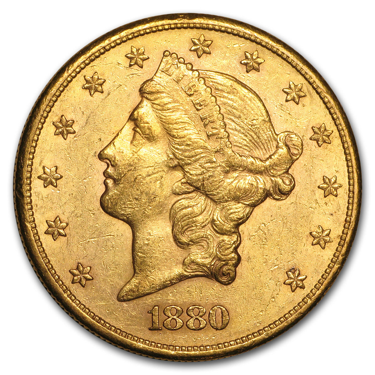 Compare $20 Liberty Double Eagle Gold Coin (Almost Uncirculated) prices