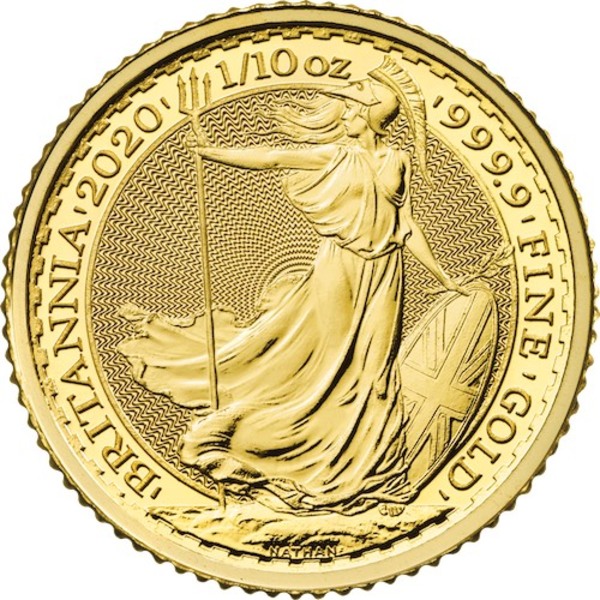 Compare 2024 Britannia 1/10 oz Gold Coin prices