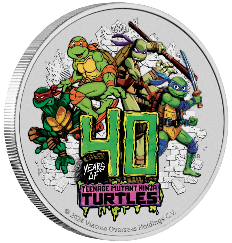 Compare 2024 1 oz Teenage Mutant Ninja Turtles Silver Coin prices